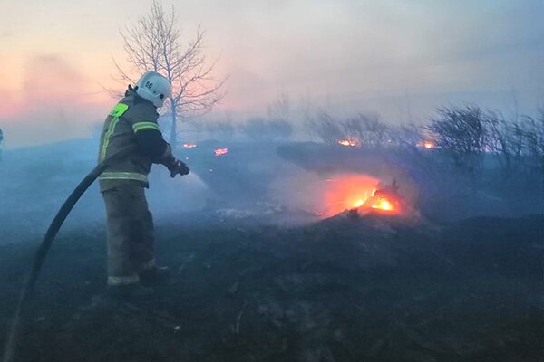  В Самарской области пожары тушат 586 человек