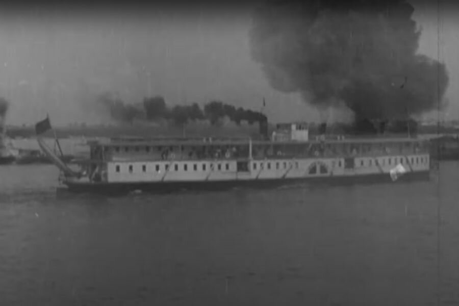 Кадр из фильма "Волга в огне"